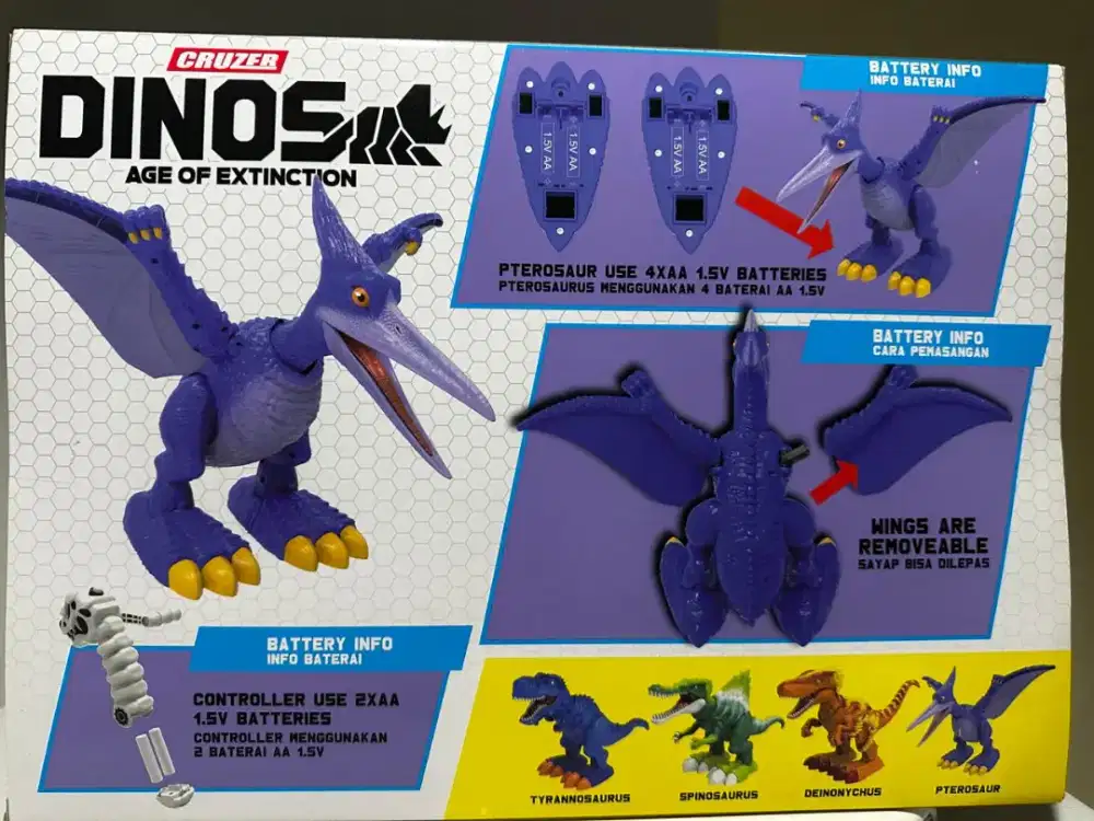 Cruzer Dinos age of extinction (mainan anak)
