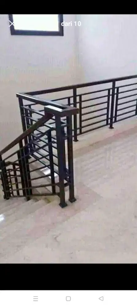 Tangga teralis pagar siap order
