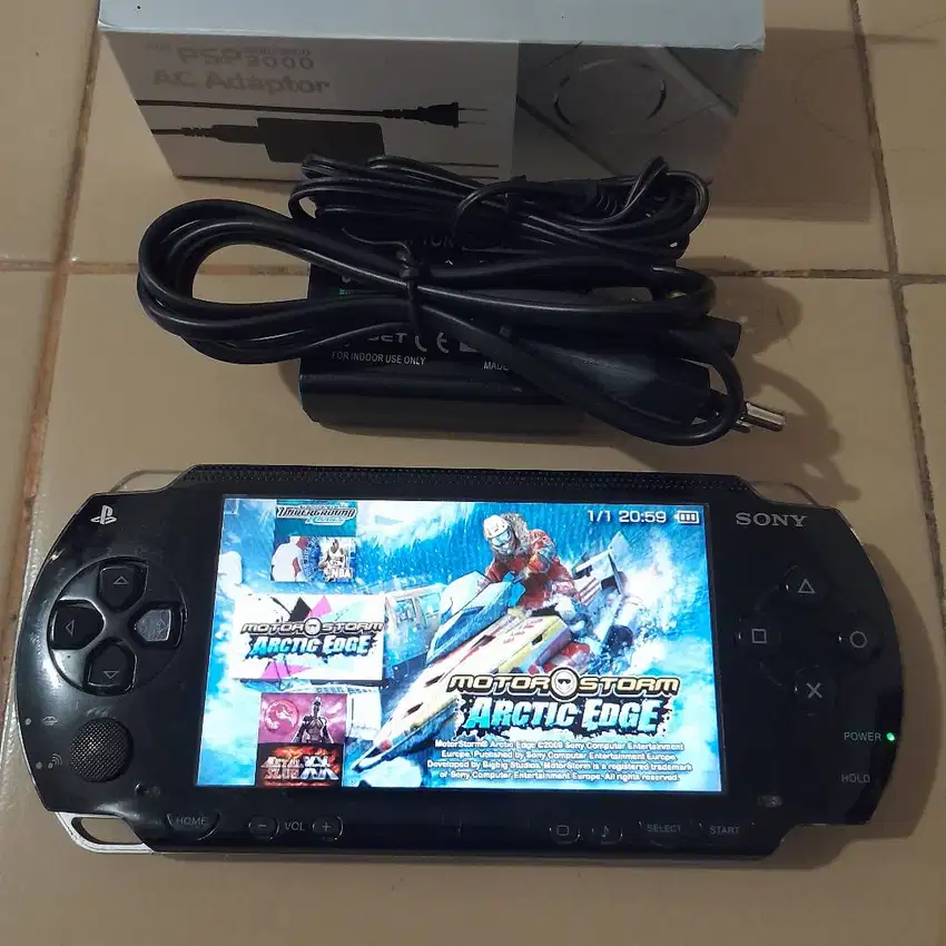 PSP FAT Tebel Memory games 16gb Fullgame Plus Cassannya Mantap