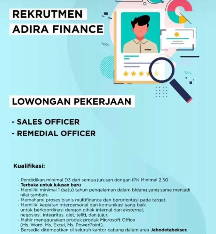 DIBUTUHKAN SALES OFFICER