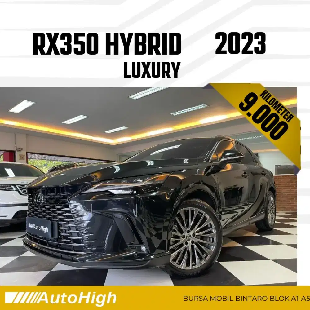 DP10% [Km9.000] RX350h Hybrid 2023 Black / RX350 Reg 2025 #AUTOHIGH