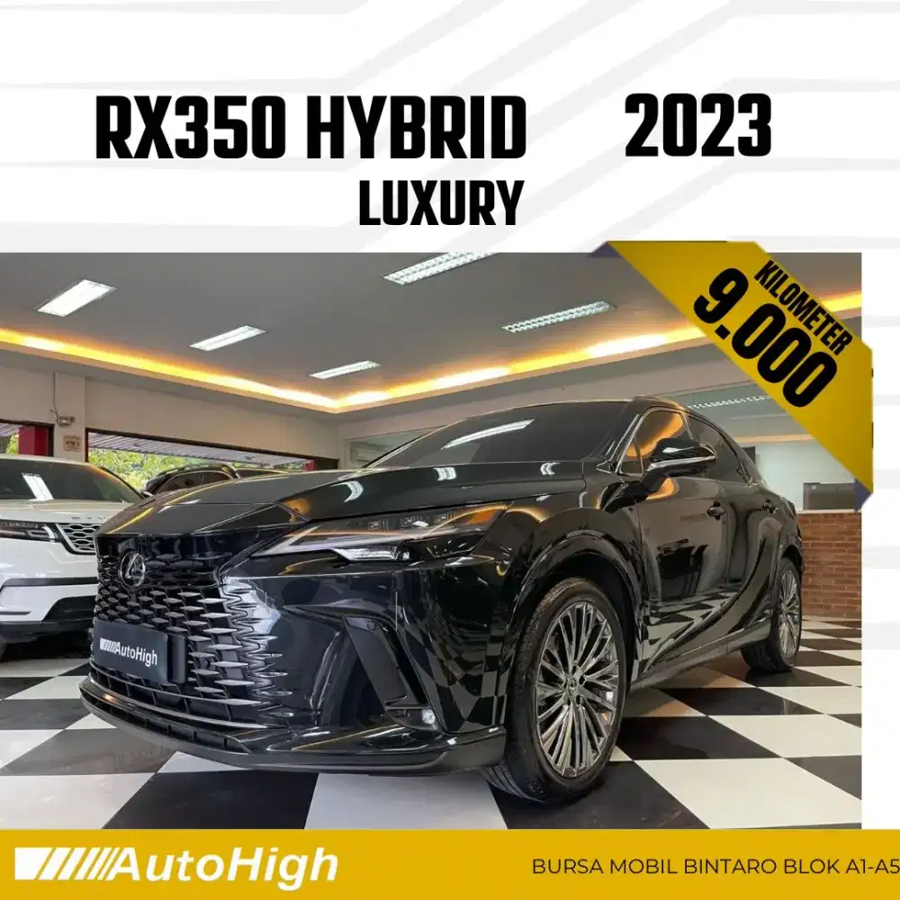 DP10% [Km9.000] RX350h Hybrid 2023 Black / RX350 Reg 2024 #AUTOHIGH
