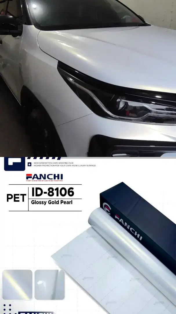 Wrapping stiker mobil