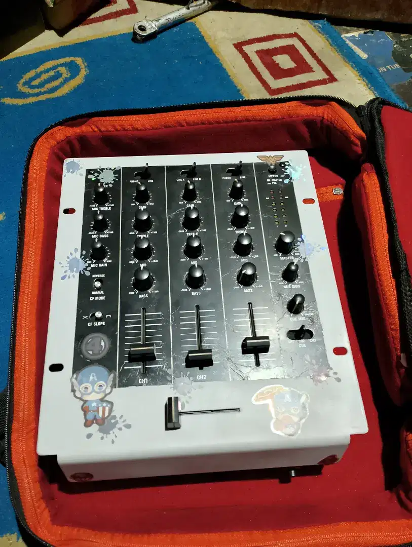MIXER DJM NUMARK M4 3 CHENEL + TAS MIXER NO MINUS