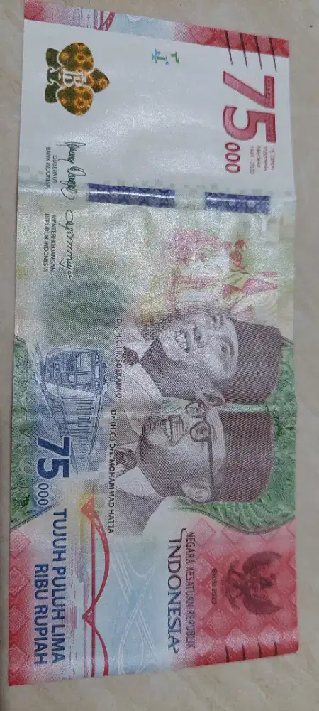 Uang kertas 75K for collector