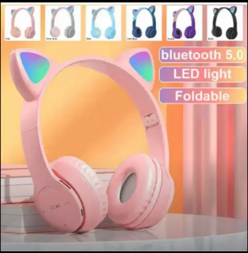 Headset Bluetooth DJ / Headset Bando / Headset Musik / Headset Gaming.