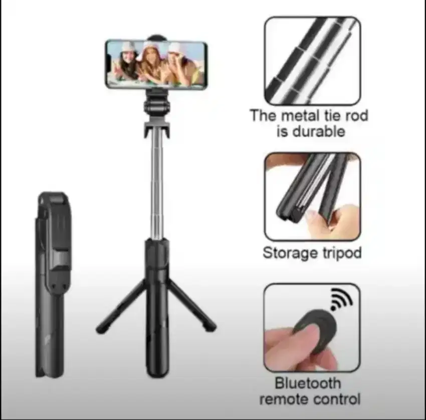 Tongsis 3in1 ( Tongsis / Tripod / Remote Bluetooth )