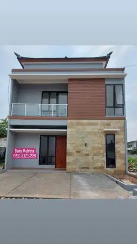 Rumah 2 Lantai 600 Jutaan 10 Menit Tol Cimanggis Free Biaya Bonus AC
