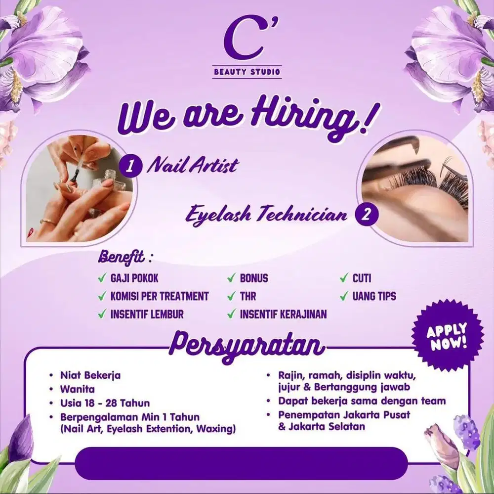 LOWONGAN NAIL ART DAN EYELASH