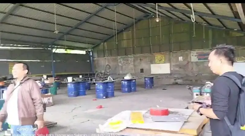 Di Jual Tanah di Jln Raya Puspitek  kec Setu Tangsel
