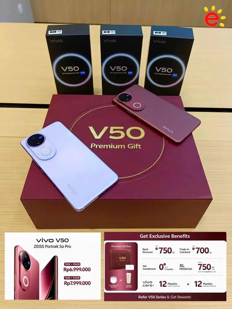 NEW VIVO V50 ZEISS CAMERA 6000mAh 90W FastCharger