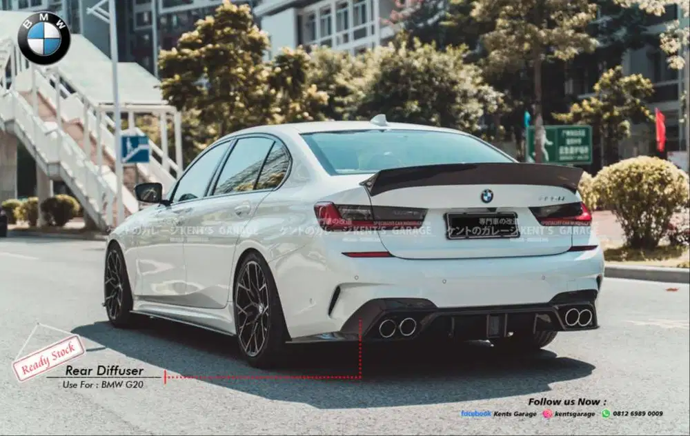 Rear Diffuser Carbon CWest BMW G20 3Series