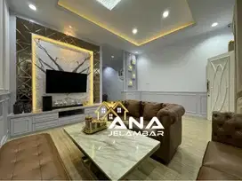 ANA RUMAH MEWAH MODERN LUAS 5.7X20M DI KOMPLEK KAVLING POLRI JELAMBAR