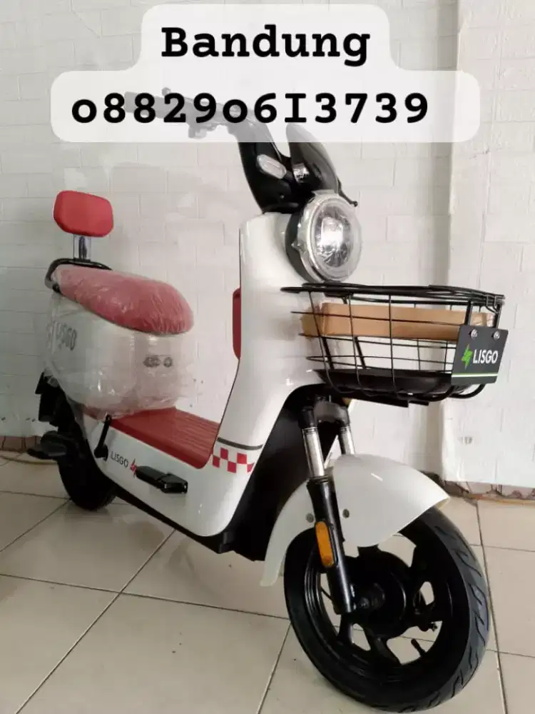 sepedalistrik lisgo 20ah batre besar 600watt jarak tempuh jauhb65km