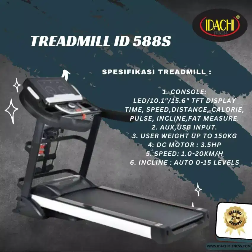 Treadmill electric ID 588S