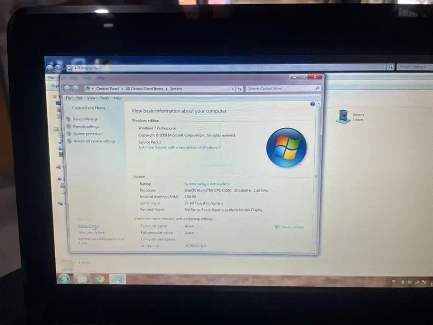 Notebook axioo pico laptop