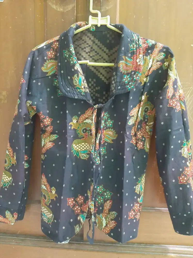 Cardigan bolak balik/batik bolak balik lengan panjang