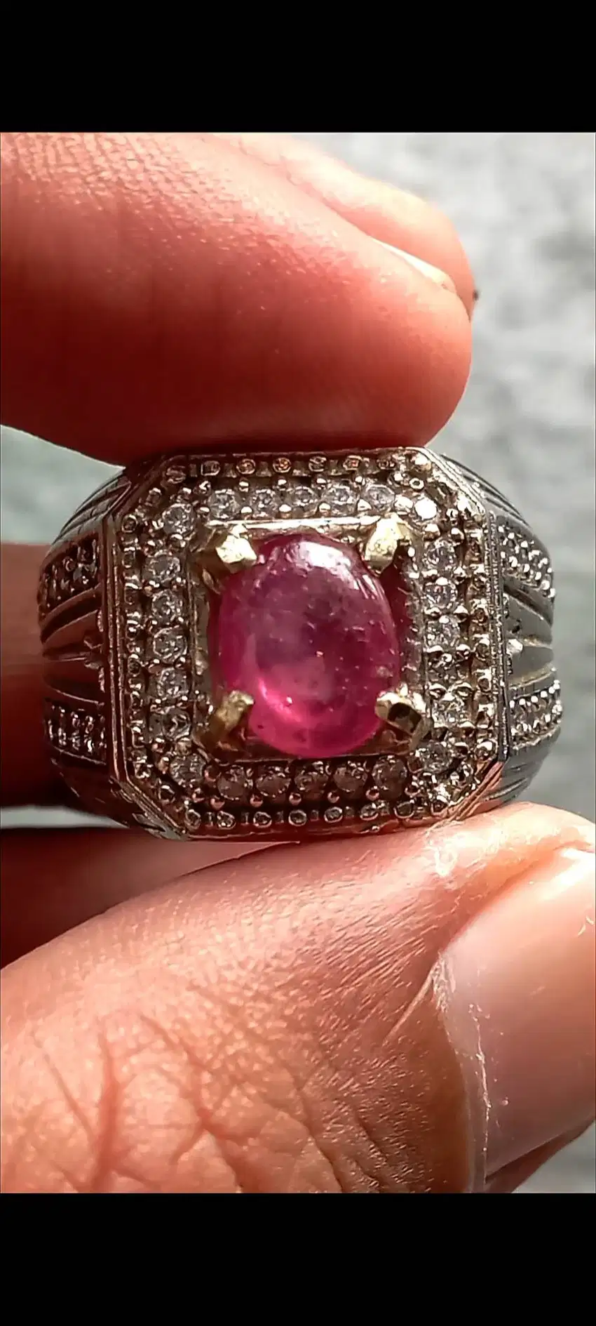 merah ruby top kristal murah pol