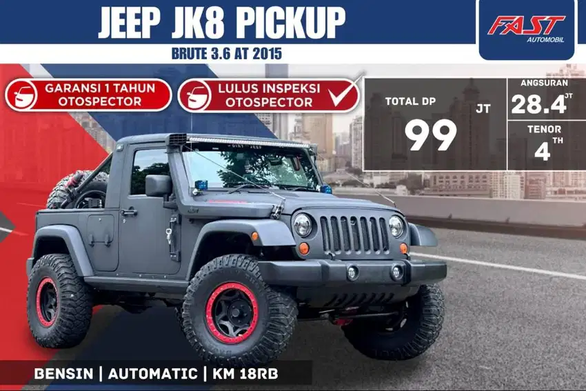 JEEP JK8 PICKUP BRUTE 2015 3.6 AT LOW KM.18RB SUPERCHARGER PJK PJG#F2S