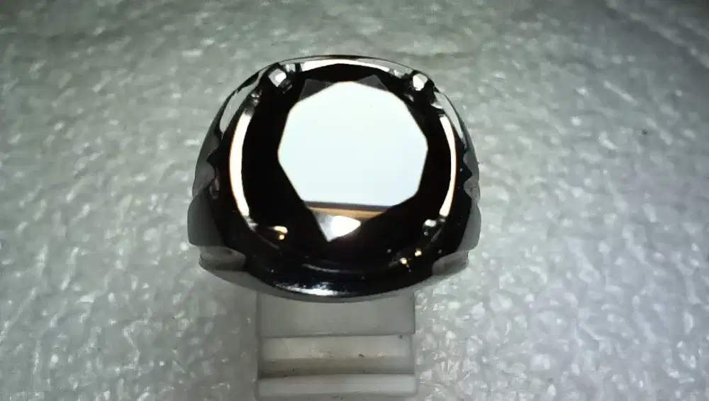 Cincin Permata Black Moissanite 5 Ct Mewah