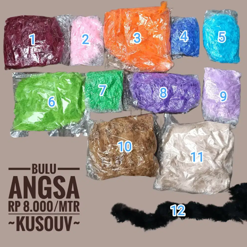 Renda Bulu Angsa/Renda Bulu Halus/Renda Hias