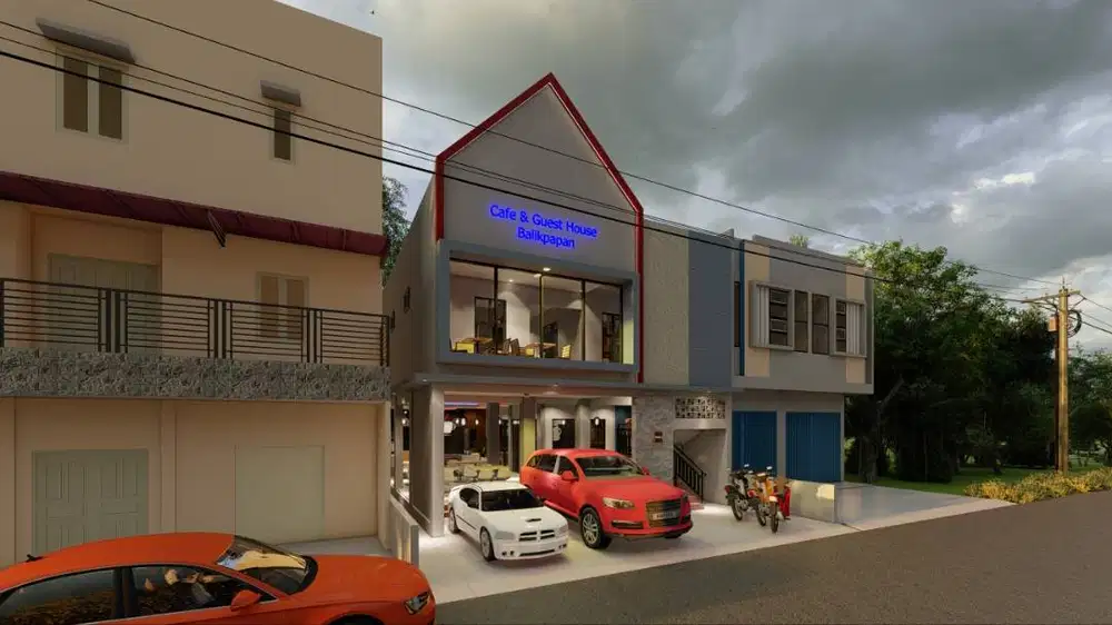 Desain & pembuatan cafe