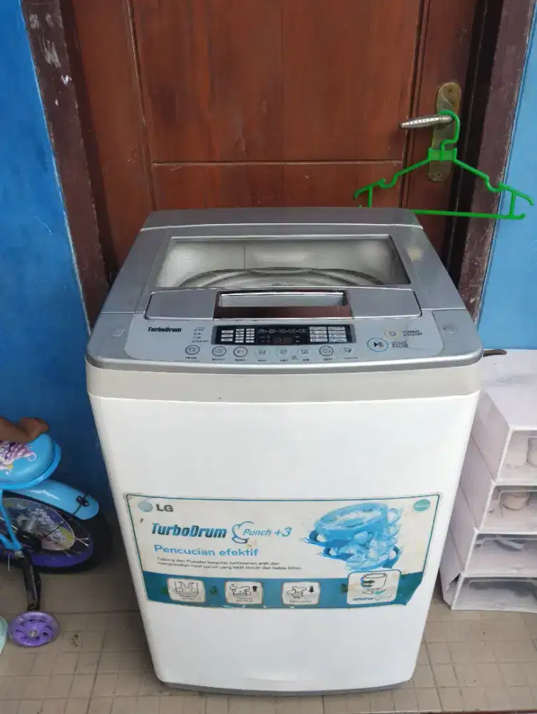 LG 8kg siap pakai original garansi servis 2 bln gratis ongkir area sby