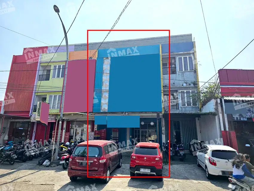 Disewakan Ruko 3 Lantai Sudah Ada Kanopi Cocok Utk Kantor