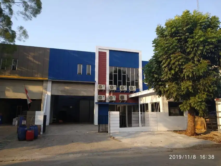 Disewakan Gudang Taman Tekno Ada Kantor dan AC di Taman Tekno BSD