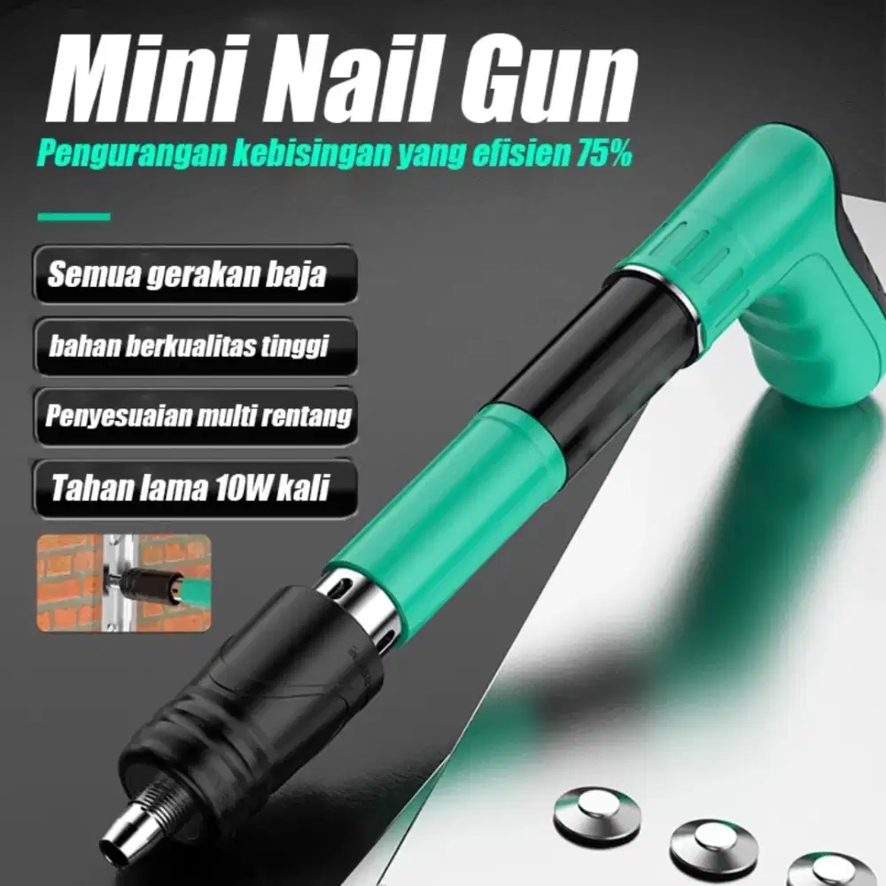 Ramset mini stamset mesin alat paku tembak beton (free 20pcs paku)