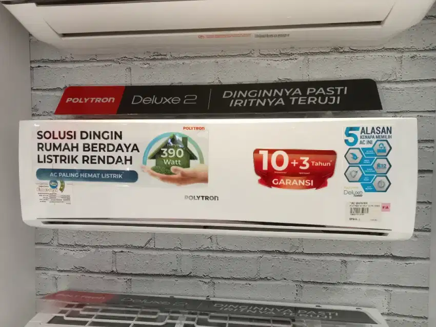 AC POLYTRON SPLIT 1/2 PK STANDARD WHITE