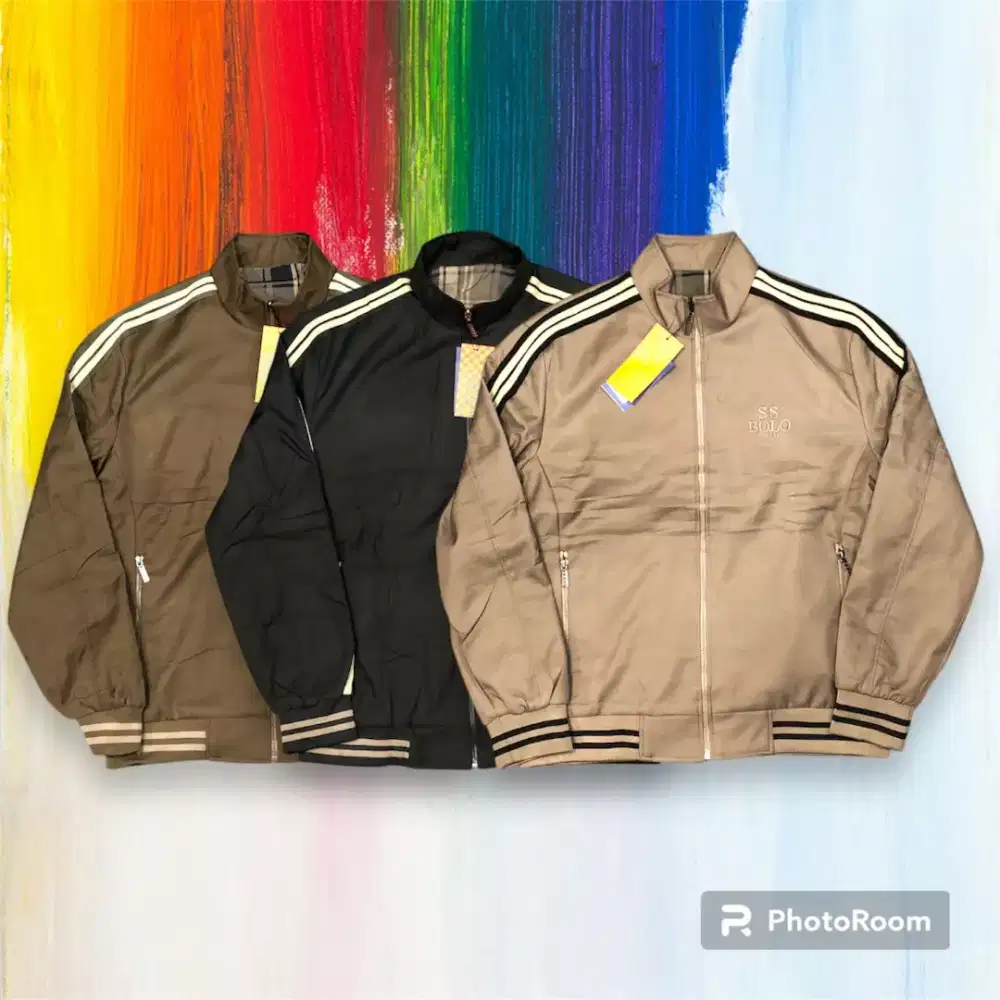 Jaket import bolak balik