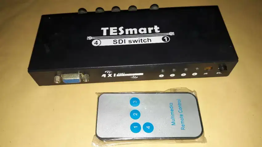 JUAL SDI SWITCHER 4 INPUT DAN 1 OUTPUT
MERK TESMART
