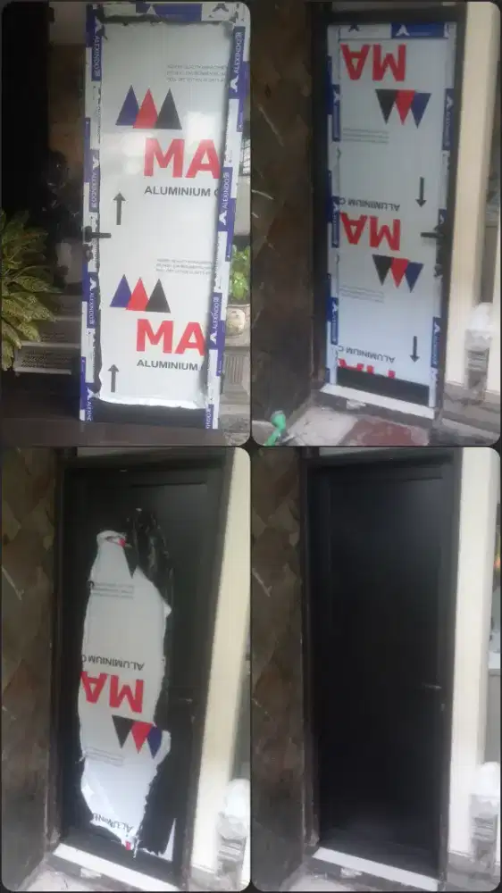 Kusen aluminium,kaca ,partisi gypsum