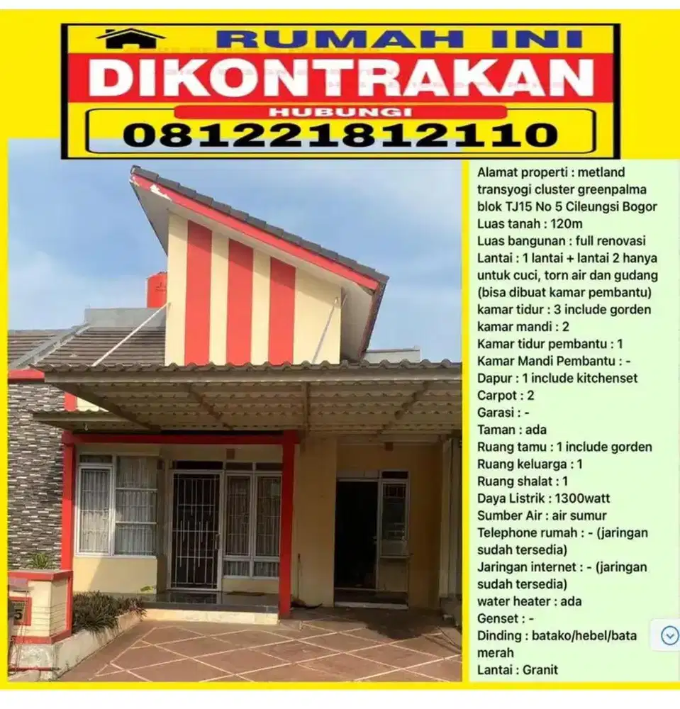 Di kontrakan Rumah