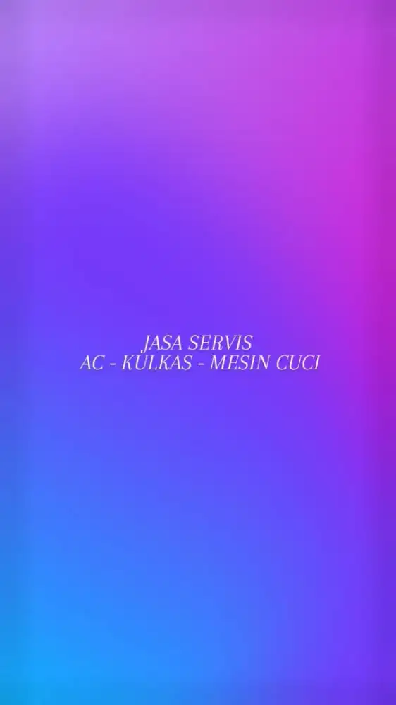 Service kulkas dan mesin cuci