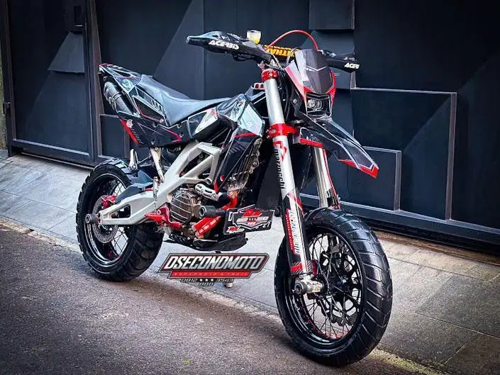 LANGKA KLX 250 ‼️FULL MODIF FRAME  SXV PART BRANDED SUPERMOTO