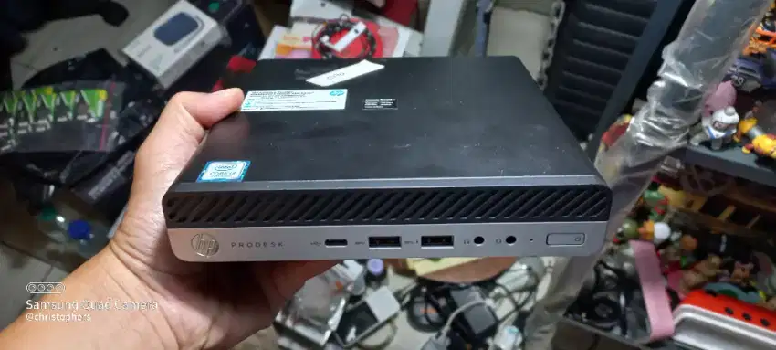 Mini Pc Hp Prodesk intel i3 600 G3 Mini,Mulus,Tanpa Hdd/Ram