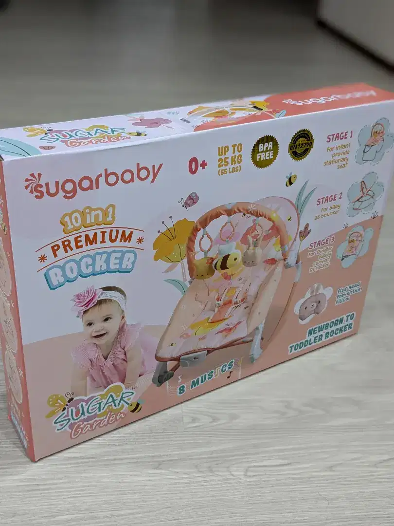 Sugarbaby 10 in 1 Premium Rocker Baby Bouncer
