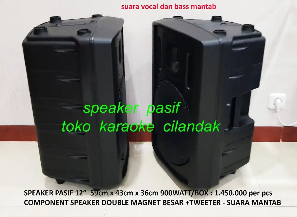 SPEAKER PASIF 12  COCOK UNTUK KARAOKE RESTORAN CAFE SENAM MASJID MUSHO