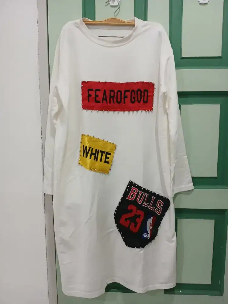 DIJUAL DRESS/TUNIK FASHION WANITA , BAHAN KAOS ADEM , HIJAB FRIENDLY.