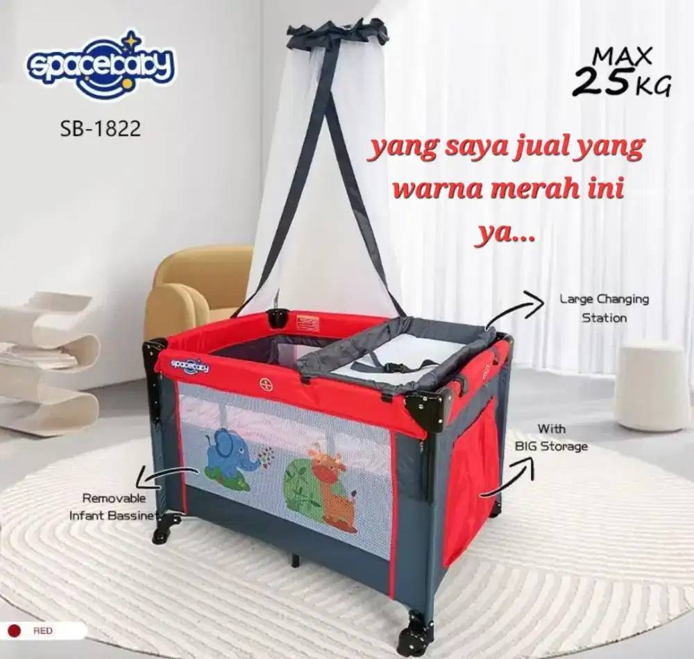 Dijual Baby Box / Tempat Tidur Bayi, mulus seperti baru, di Medan