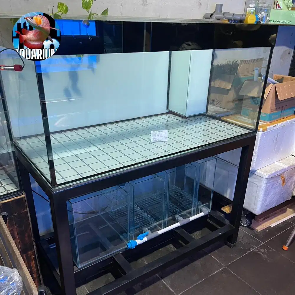 Ready Aquarium 8mm P120xL60xT55 Komplit