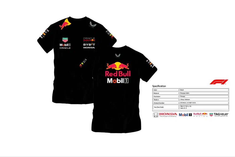 Tshirt Redbull Honda Mugen Power