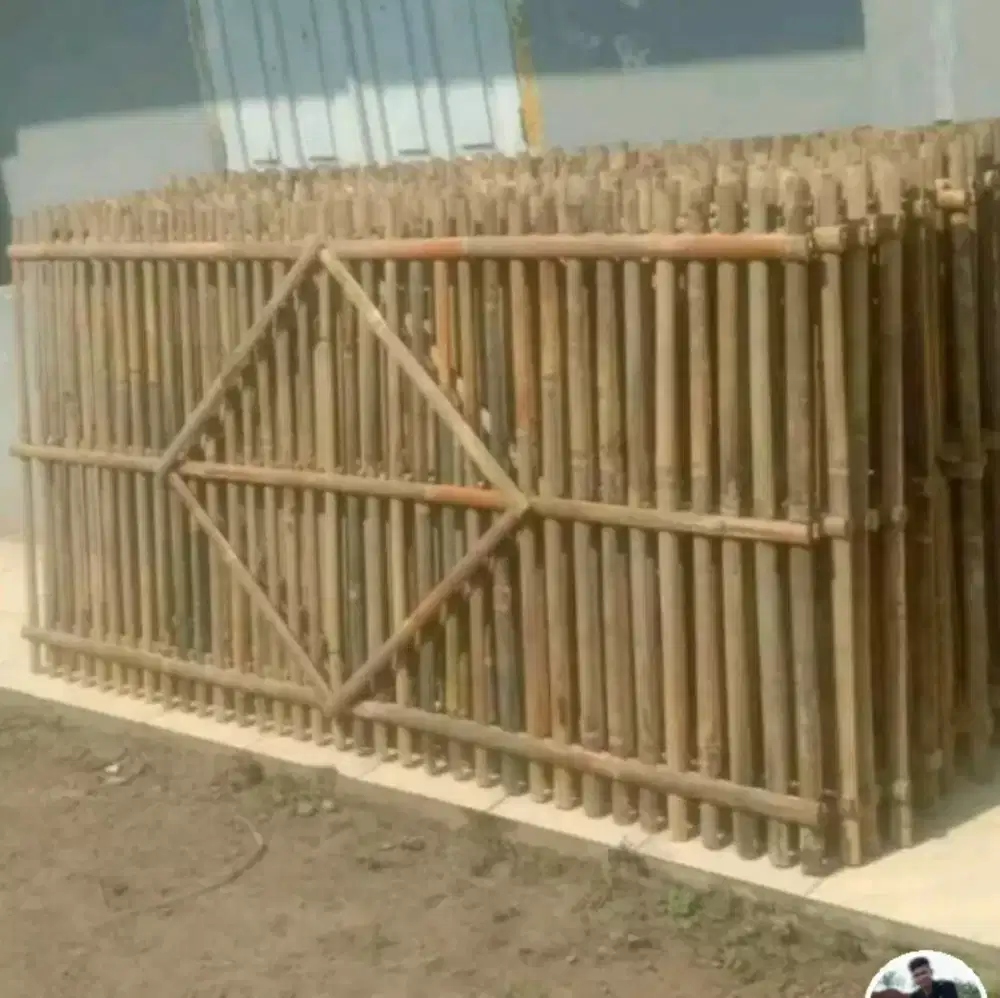 jual bambu untuk pagar
