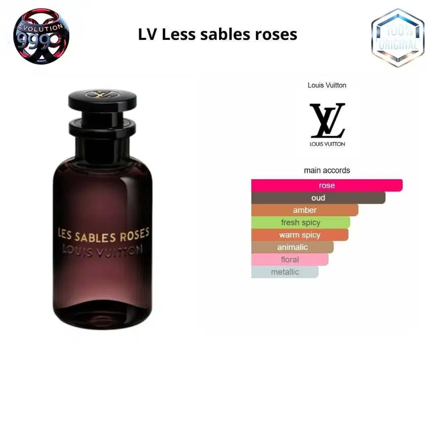 LV less sables roses 100 ml original