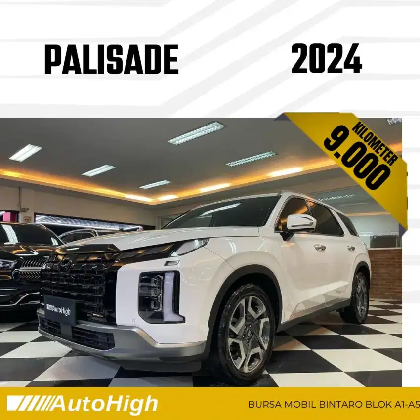 DP10% [Km9.000] Palisade Signature 2024 White Reg 2022 #AUTOHIGH