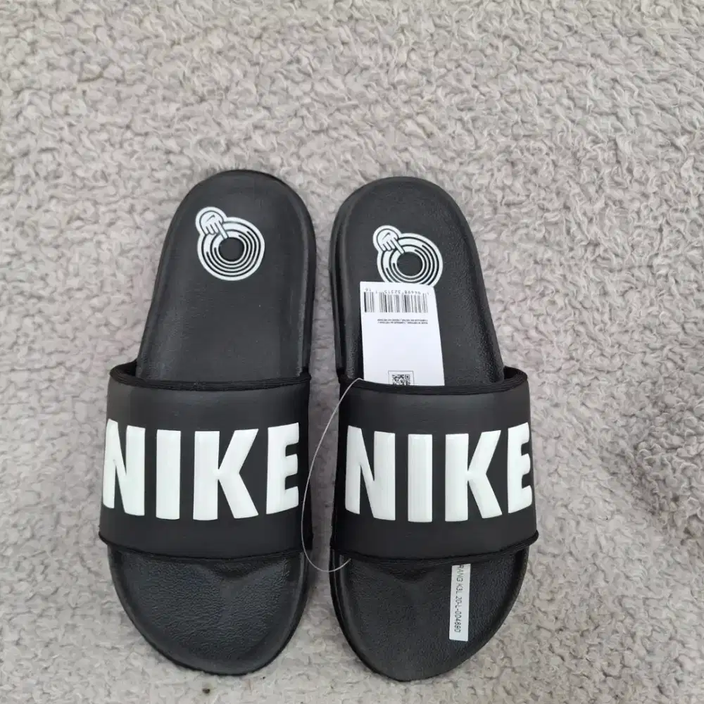 NIKE SANDAL OFFCOURT SLIDE SENDAL HITAM BARU ASLI ORIGINAL