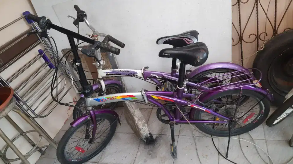 Sepeda lipat genio & phoenix Ukr 20 2buah
