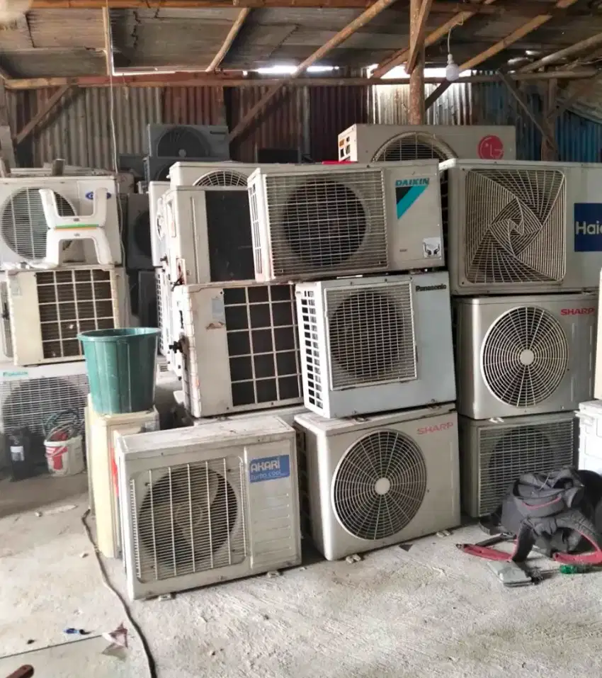 Terima borongan elektronik bekas/rusak  AC, kulkas, freezer, showcase